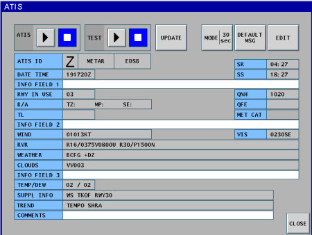 Custom Interface Screenshot